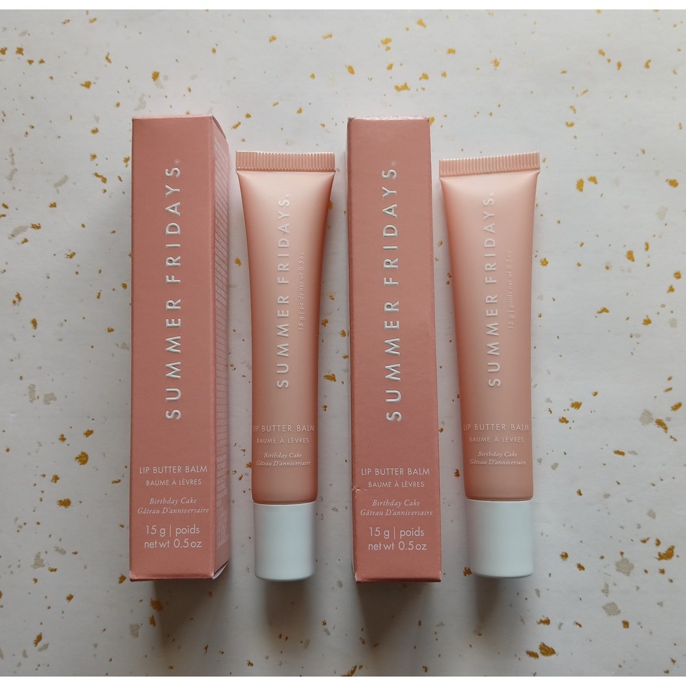 NIB Summer Fridays Lip Butter Balm - Limited Edition Birthday Cake